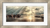 Framed Dock Sunrise