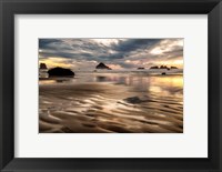 Framed Pacific Low Tide