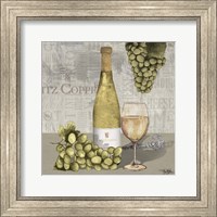 Framed Uncork Wine and Grapes II