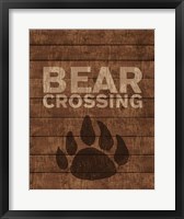 Framed Bear Crossing