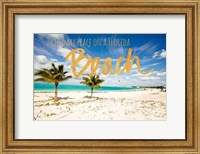 Framed Florida Beach