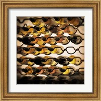 Framed 'Wine Selection I' border=