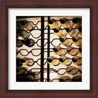 Framed 'Wine Selection II' border=