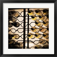 Framed 'Wine Selection II' border=