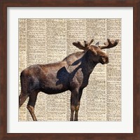 Framed Country Moose II