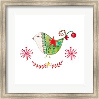Framed Christmas Dove I