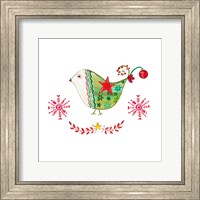 Framed Christmas Dove I