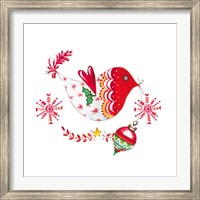 Framed Christmas Dove II