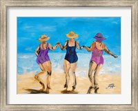 Framed Ladies on the Beach II