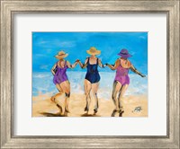 Framed Ladies on the Beach II