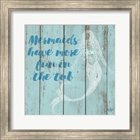 Framed Mermaid Saying I