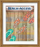 Framed Woody Beach Access