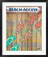Framed Woody Beach Access