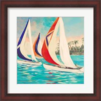 Framed Sunset Sails II