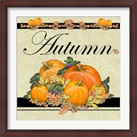 Framed Autumn Pumpkins