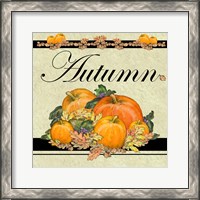 Framed Autumn Pumpkins