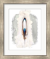 Framed Simple Feather I
