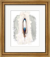 Framed Simple Feather I