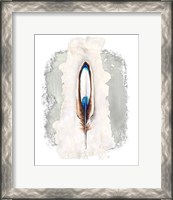 Framed Simple Feather I