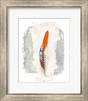 Framed 'Simple Feather II' border=