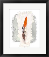 Framed 'Simple Feather II' border=
