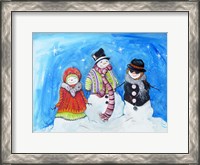 Framed Snow Villagers