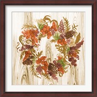 Framed Metallic Wreath