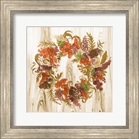 Framed Metallic Wreath