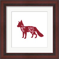 Framed Holiday Fox