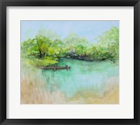 Framed Watercolor River