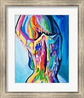 Framed Vibrant Female Figurative