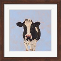 Framed Onward Cow
