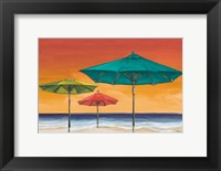 Framed Tropical Umbrellas II