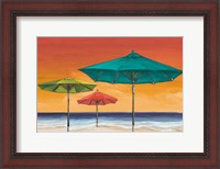 Framed Tropical Umbrellas II