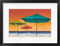 Framed Tropical Umbrellas II