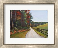 Framed Country Road I