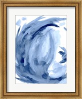 Framed Blue Swirl II