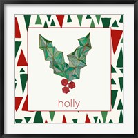 Framed Geometric Christmas I