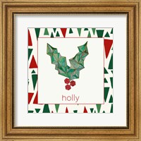 Framed 'Geometric Christmas I' border=