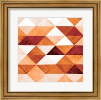 Framed 'Uptown Rust II' border=