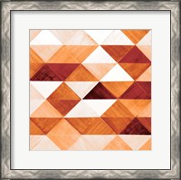 Framed 'Uptown Rust II' border=