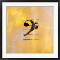 Framed Bass Clef