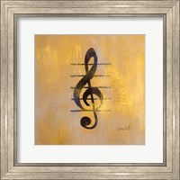 Framed Treble Clef