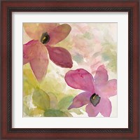 Framed 'Beautiful and Peace Orchid I' border=