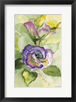 Watercolor Lavender Floral II Framed Print