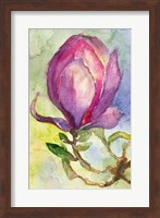 Framed Watercolor Lavender Floral III