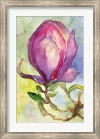 Framed Watercolor Lavender Floral III