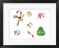 Framed Christmas Candies