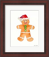 Framed Gingerbread Man I
