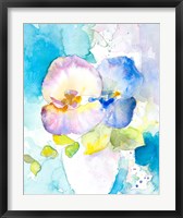 Framed Abstract Vase of Flowers II